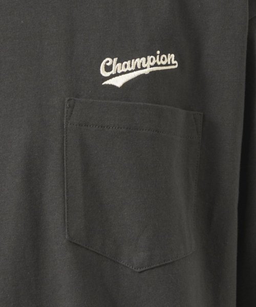 green label relaxing(グリーンレーベルリラクシング)/【別注】＜Champion×green label relaxing＞ロゴ ポケット Tシャツ/img13