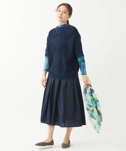 [洗える]メンギマアーガイル柄編みニット 