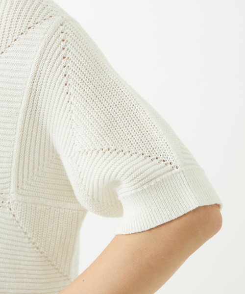 [洗える]メンギマアーガイル柄編みニット 