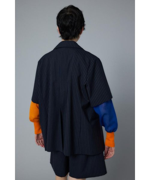 HeRIN.CYE(ヘリンドットサイ)/Stripe half sleeve jacket/img03