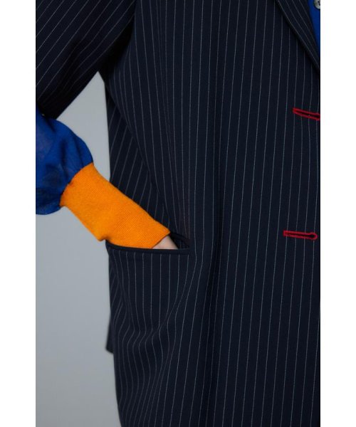 HeRIN.CYE(ヘリンドットサイ)/Stripe half sleeve jacket/img06