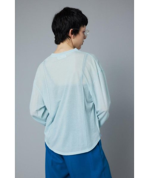 HeRIN.CYE(ヘリンドットサイ)/Sheer long Tshirt/img13