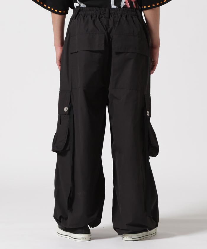 A.F ARTEFACT/エーエフアーティファクト/別注 NYLON WIDE CARGO PANTS - 特別割引