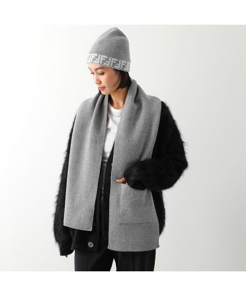 FENDI KIDS マフラー JUQ020 AO29 刺繍ロゴ 無地 FF柄 FENDI KIDS マフラー JUQ020 AO29 無地