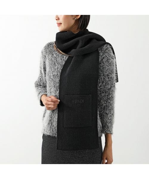 FENDI KIDS マフラー JUQ020 AO29 刺繍ロゴ 無地 FF柄 FENDI KIDS マフラー JUQ020 AO29 無地