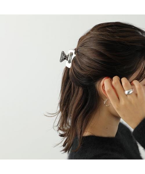 PRADA(プラダ)/PRADA ヘアクリップ 1IF087 2BA6 メタル 三角ロゴ/img02