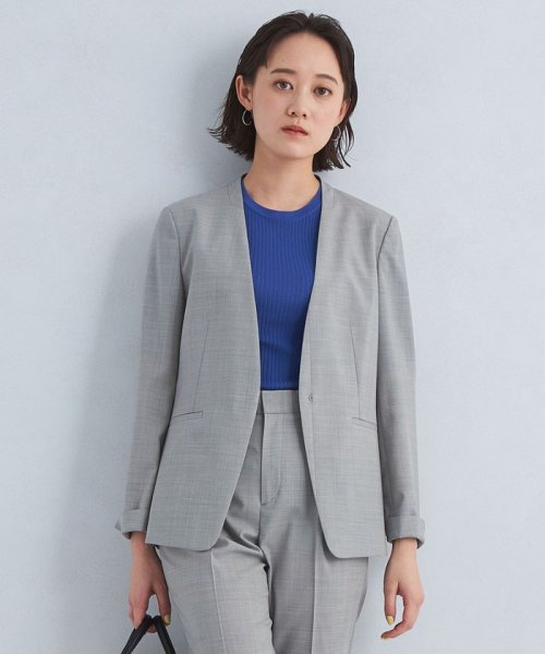 ライト カチリラ ノーラペル ジャケット◇No07◇ B77 W58 H88 着用サイズ：M 防シワ