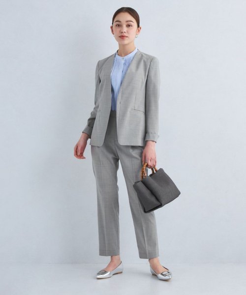 ライト カチリラ ノーラペル ジャケット◇No07◇ B77 W58 H88 着用サイズ：M 防シワ