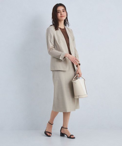 ライト カチリラ ノーラペル ジャケット◇No07◇ B77 W58 H88 着用サイズ：M 防シワ