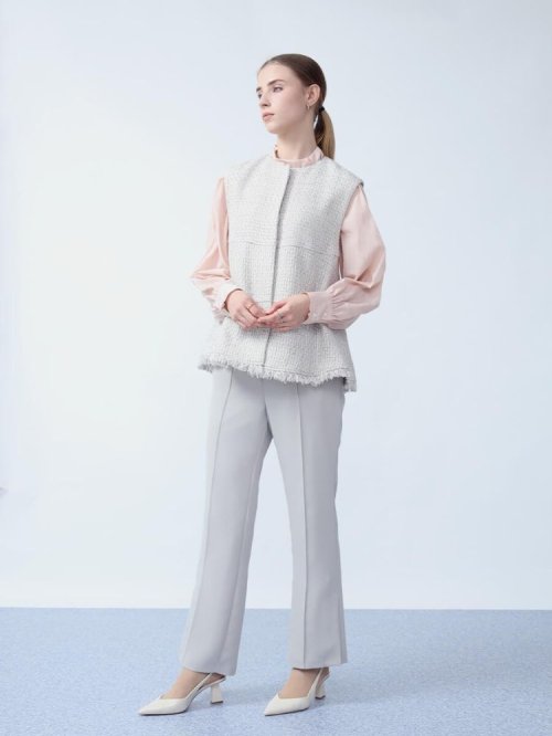 ミックスファンシーツイードジレ トップス ベスト・ジレ M1938727412(14720円)