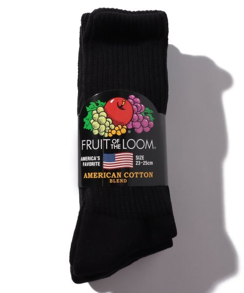 FRUIT OF THE LOOM(フルーツオブザルーム)/AC ベーシック クルー丈ソックス/img03