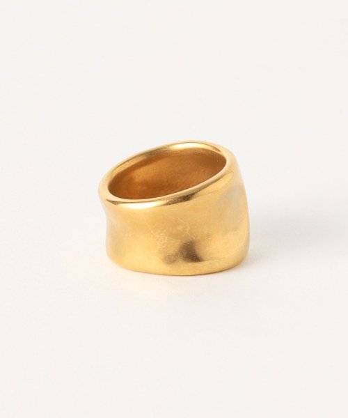 ＜TEN.＞ディンプルリング/ゴールドカラー ＜TEN あらかじめご了承ください