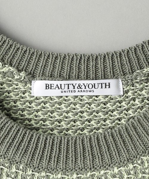 BEAUTY&YOUTH UNITED ARROWS(ビューティーアンドユース　ユナイテッドアローズ)/ジャカードノースリーブニット －ウォッシャブル－/img28