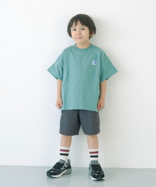 green label relaxing （Kids）(グリーンレーベルリラクシング（キッズ）)/TJ タッサーカーゴ ショートパンツ 100cm－130cm/img01