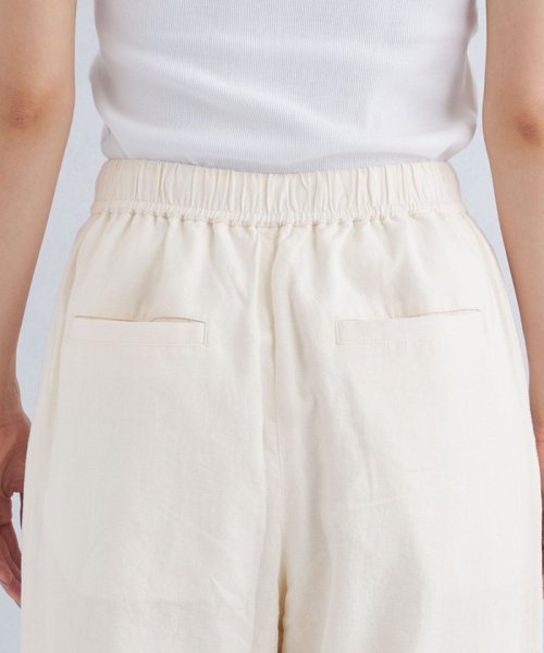 ［size SHORT/TALLあり］BREEZE LINEN ブリーズリネン ワイド パンツ ホワイト 人気・おすすめ｜使いやすい・旅行におすすめ 品質保証 全国発送 正規品・日本国内発送・安心保証付き