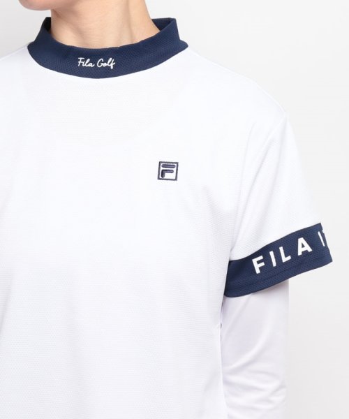 FILA GOLF(フィラゴルフ（レディース）)/FILA GOLF　モックネックシャツ＋インナー/img04