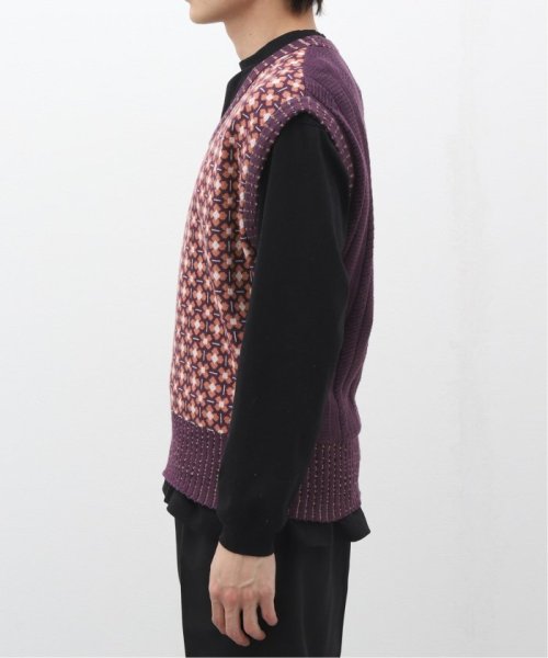 JOINT WORKS(ジョイントワークス)/【Sasquatchfabrix. / サスクワァッチファブリックス 】 FLOWER KNIT VEST/img12