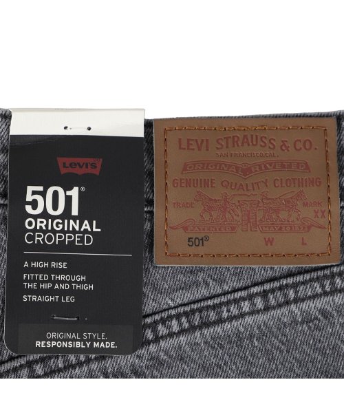 Levi's(リーバイス)/ リーバイス LEVIS 501 デニム パンツ ジーンズ ジーパン レディース ストレート CROP HIT THE ROAD ブラック 黒 36200030/img08