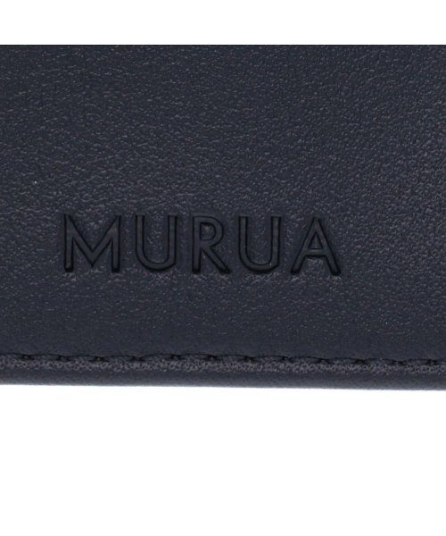 MURUA(ムルーア)/ ムルーア MURUA 財布 ミニ レディース がま口付き エンボス加工 EMBOSS ブラック ベージュ ライト グリーン 黒 MR－W1212/img07