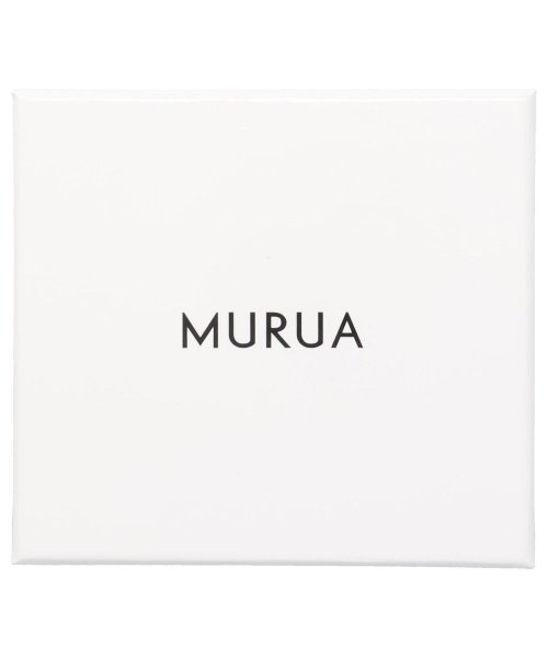 MURUA(ムルーア)/ ムルーア MURUA 財布 二つ折り レディース ラウンドファスナー エンボス加工 EMBOSS ブラック ベージュ ライト グリーン 黒 MR－W1213/img09