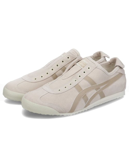 オニツカタイガー Onitsuka Tiger メキシコ66 スリッポン スニーカー メンズ レディース MEXICO 66 SLIP－ON ベージュ 118 Tiger MEXICO オニツカタイガー Onitsuka