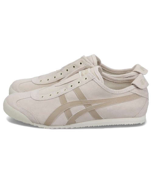 オニツカタイガー Onitsuka Tiger メキシコ66 スリッポン スニーカー メンズ レディース MEXICO 66 SLIP－ON ベージュ 118 Tiger MEXICO オニツカタイガー Onitsuka
