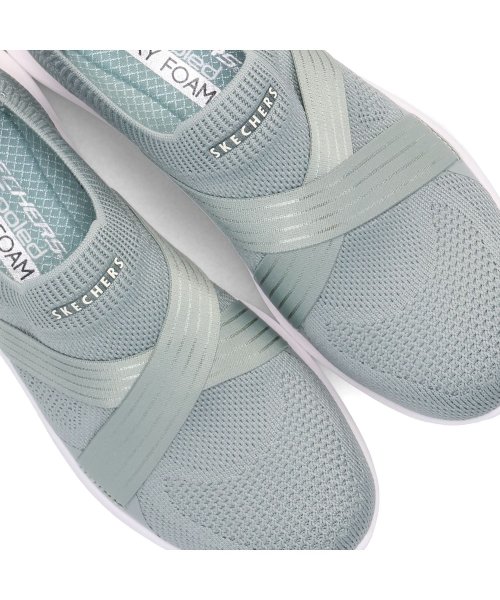 SKECHERS(スケッチャーズ)/ スケッチャーズ SKECHERS スニーカー スリッポン ベーパー フォーム ライト レディース VAPOR FOAM LITE EMBRACE グリーン 1/img06