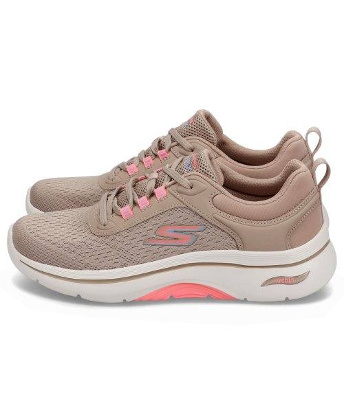 SKECHERS(スケッチャーズ)/ スケッチャーズ SKECHERS ゴーウォーク アーチフィット 2.0 スニーカー レディース GO WALK ARCH FIT 2.0 ベージュ 12531/img03