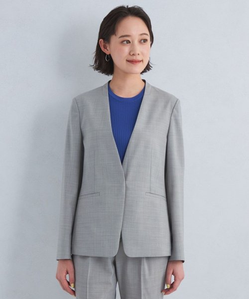 ライト カチリラ ノーラペル ジャケット◇No07◇ B77 W58 H88 着用サイズ：M 防シワ