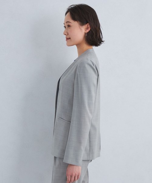 ライト カチリラ ノーラペル ジャケット◇No07◇ B77 W58 H88 着用サイズ：M 防シワ