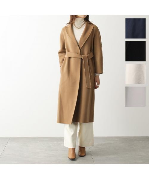S MAX MARA ガウンコート ESTURIA ロングコート ガウンコート MAX MARA ESTURIA ヴァージンウール