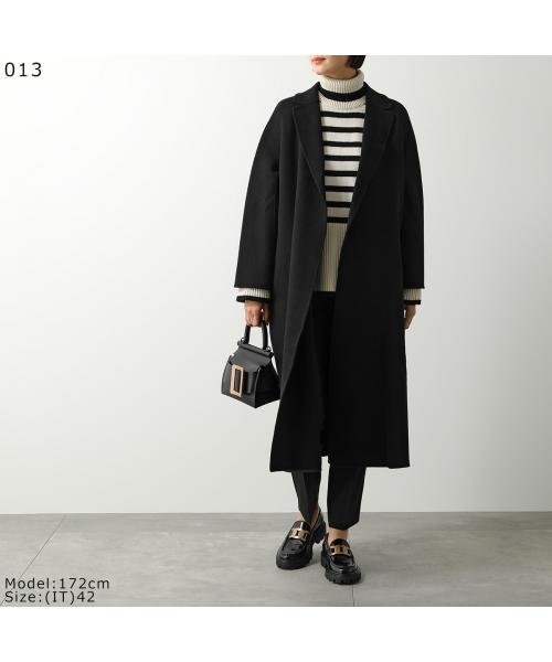 S MAX MARA ガウンコート ESTURIA ロングコート ガウンコート MAX MARA ESTURIA ヴァージンウール