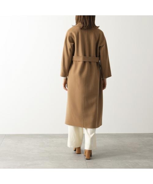 S MAX MARA ガウンコート ESTURIA ロングコート ガウンコート MAX MARA ESTURIA ヴァージンウール