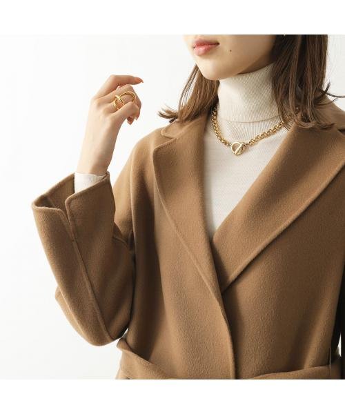 S MAX MARA ガウンコート ESTURIA ロングコート ガウンコート MAX MARA ESTURIA ヴァージンウール