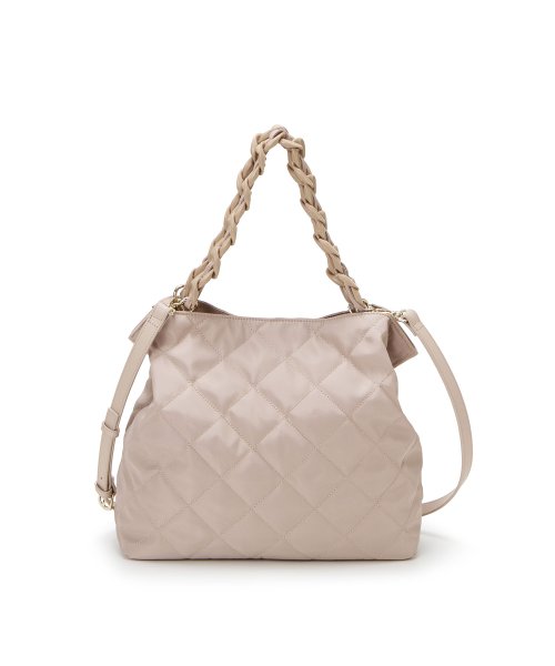 【TREASURE TOPKAPI】キルティング アクリルチェーン付 トート バッグ TREASURE TOPKAPI