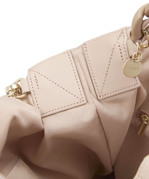 【TREASURE TOPKAPI】キルティング アクリルチェーン付 トート バッグ TREASURE TOPKAPI