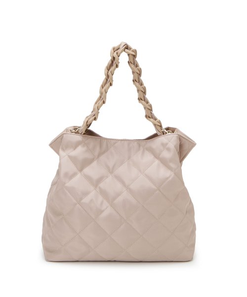 【TREASURE TOPKAPI】キルティング アクリルチェーン付 トート バッグ TREASURE TOPKAPI