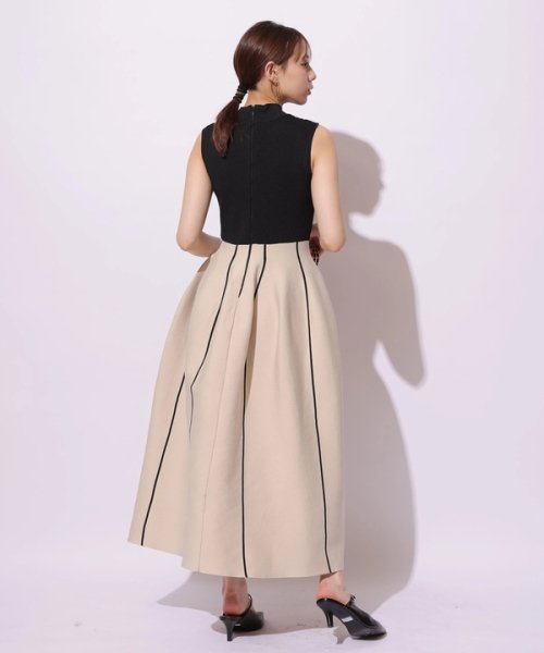 フレアニットワンピース 予めご了承ください