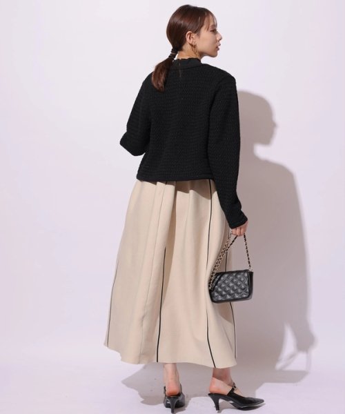 フレアニットワンピース 予めご了承ください