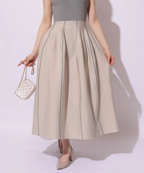 フレアニットワンピース 予めご了承ください