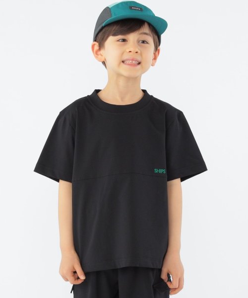 SHIPS KIDS:100～130cm /〈UVカット/吸水速乾〉ドライタッチ プル  