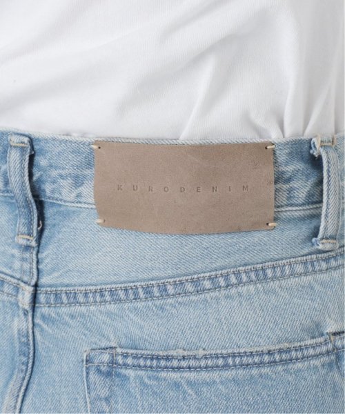 【KURO/クロ】OPTIMA WASH ワイドテーパードデニム KURO/クロ OPTIMA