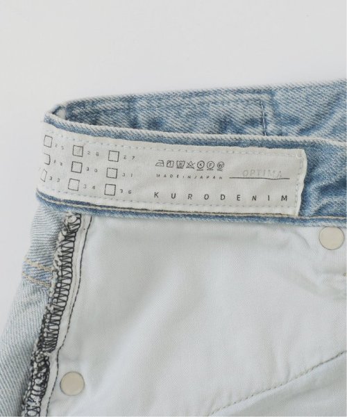 【KURO/クロ】OPTIMA WASH ワイドテーパードデニム KURO/クロ OPTIMA