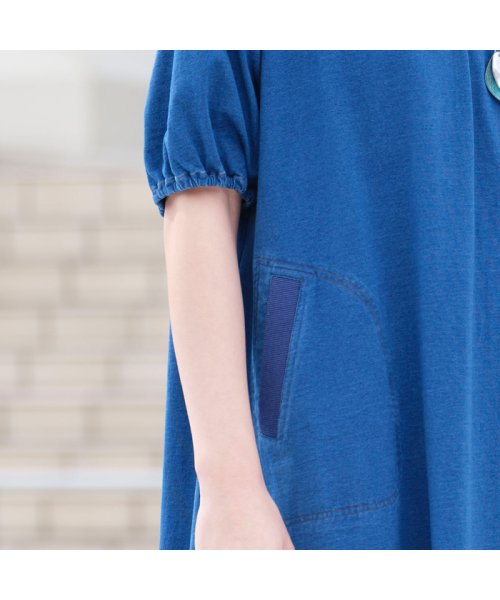 パフスリーブワンピース 