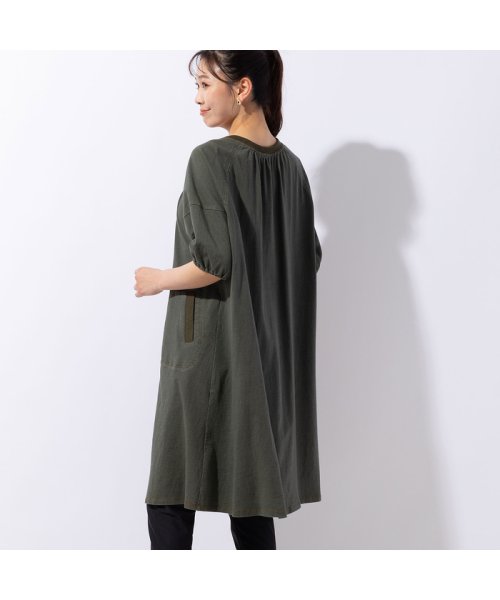 パフスリーブワンピース 