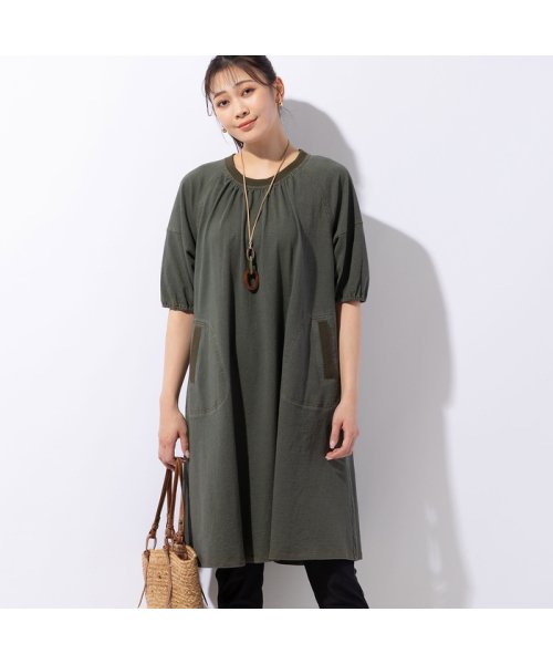 パフスリーブワンピース 