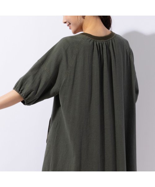 パフスリーブワンピース 