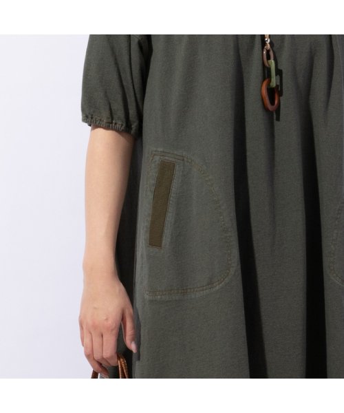 パフスリーブワンピース 