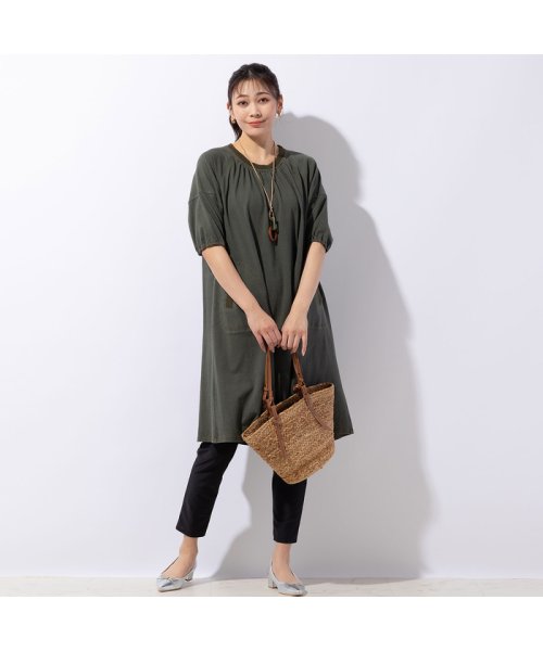 パフスリーブワンピース 