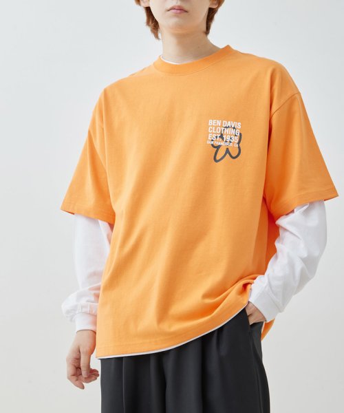 JUNRed(ジュンレッド)/【 BENDAVIS別注 】j.n.r.d / リアルレイヤードロングTシャツ/img16